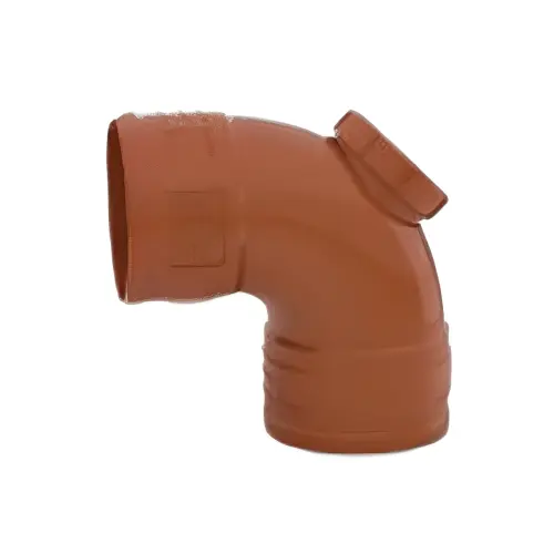 كوع يو بي في سي مع باب تفتيش راك ثيرم بزاوية 87.5 درجة 3 انش